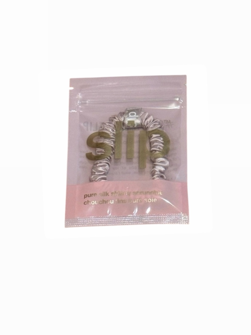 Slip Silk Scrunchie Hair Tie Pink